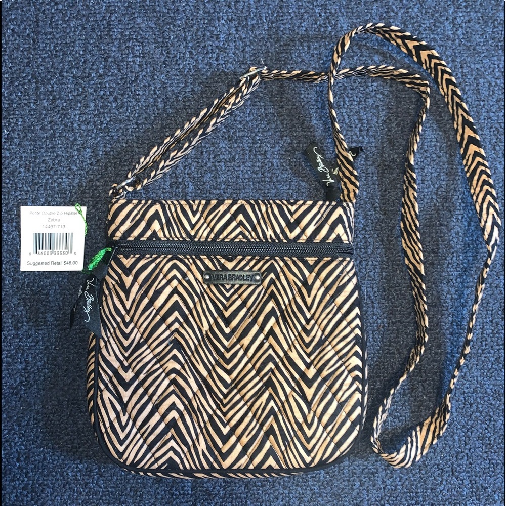 Vera Bradley Petite Double Zip Hipster